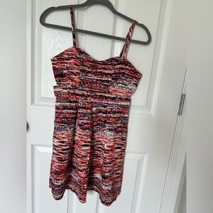 Material Girl Multicolor High Low Dress